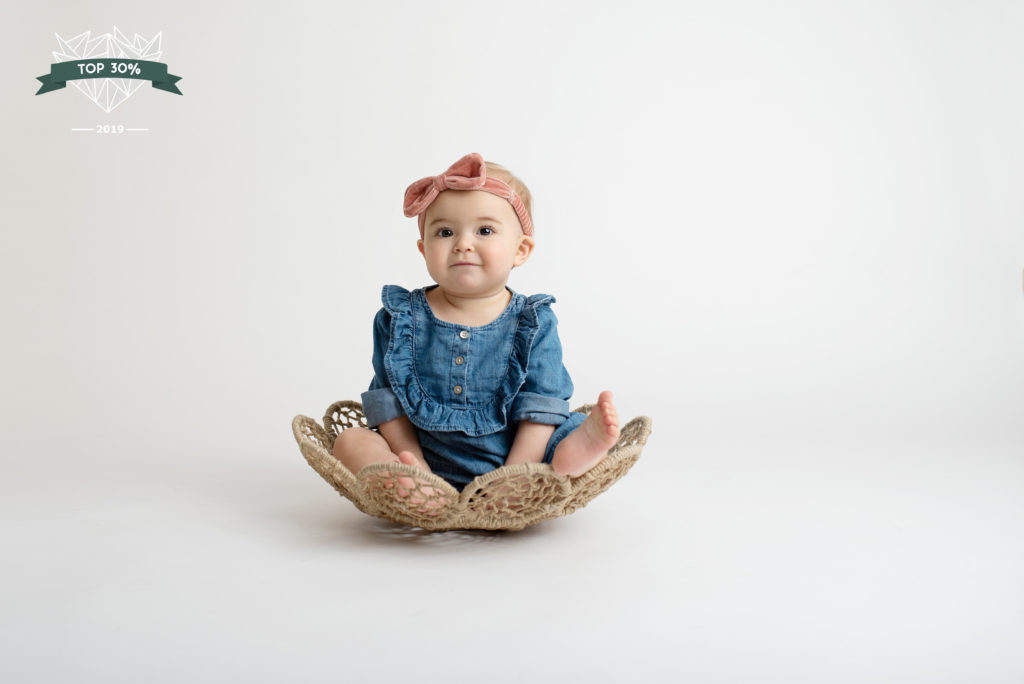 6 month sitter photo session in Anne Arundel County, MD 