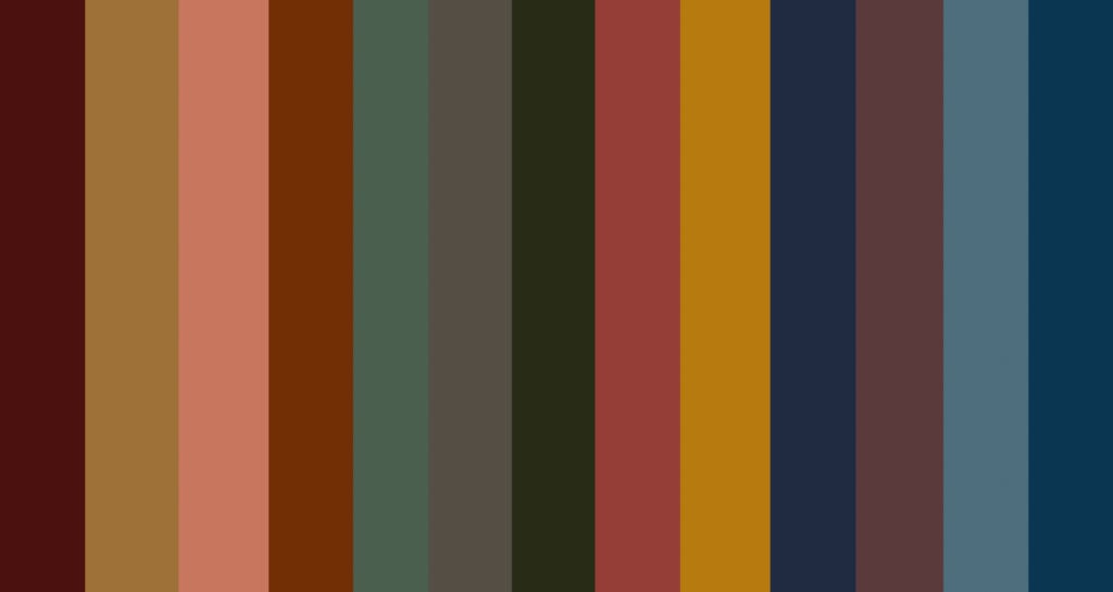 earthy color pallete