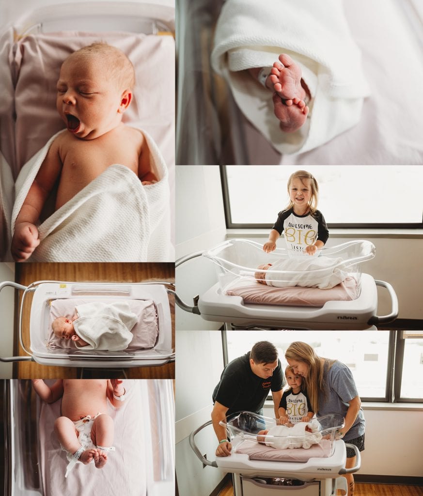 fresh 48 newborn session in hospital in Wesley Chapel, Florida by Melanie Amparo Photography
