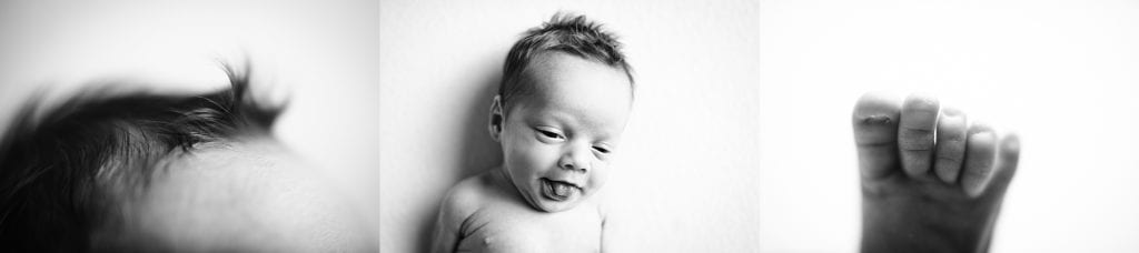 tampa baby photographer takes pictures of baby's newborn details