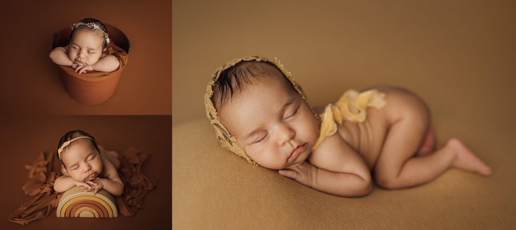 baby posed for newborn session in St. Pete